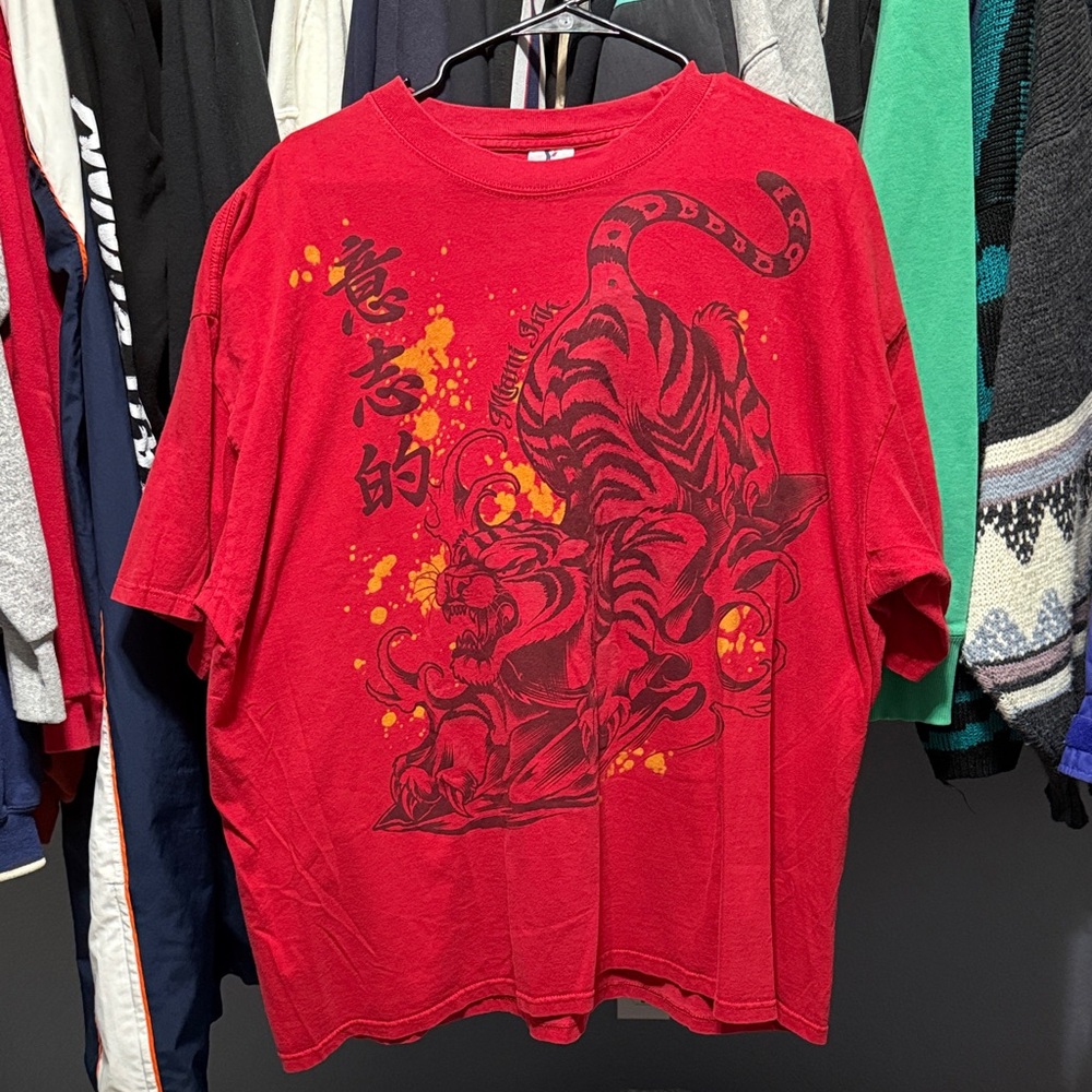 Vintage Red Miami Ink Tattoo T-Shirt